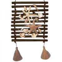 105421 Ξύλινο Επιτοίχιο με Όστρακα