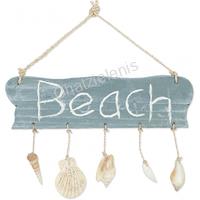 135237 ΚΡΕΜΑΣΤΟ  BEACH ΜΕ ΟΣΤΡΑΚΑ