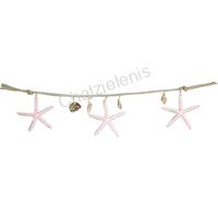 135305 ΓΙΡΛΑΝΤΑ ΜΕ ΑΣΤΕΡΙΕΣ ΡΟΖ 80ΕΚ