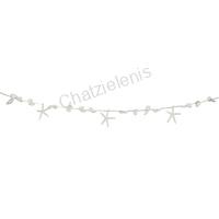 135328 ΓΙΡΛΑΝΤΑ ΜΕ ΑΣΤΕΡΙΕΣ ΛΕΥΚΗ 1.60ΕΚ