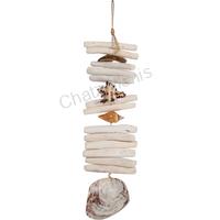 135500 ΓΙΡΛΑΝΤΑ DRIFTWOOD ΛΕΥΚΟ & ΟΣΤΡΑΚΑ 42εκ