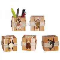 189002 ΜΟΛΥΒΟΘΗΚΗ ΞΥΛΙΝΗ ΚΟΝΤΗ 5ΣΧΕΔ. WASH WHIT