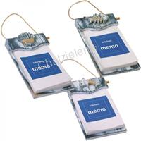 189017 ΜΕΜΟ ΞΥΛΙΝΑ ΜΠΛΕ 3 ΣΧΕΔ.9χ12