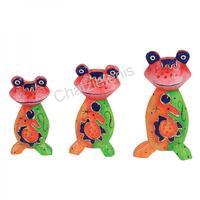 189121 Βατραχάκια Ξυλόγλυπτα