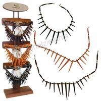 702712 Κολιέ Ξύλινο Teak