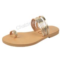 805259 ΣΑΝΔΑΛΙ ΔΕΡΜΑΤΙΝΟ Ν.4/5 ΧΡΥΣΟ