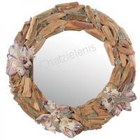105708 Καθρέφτης με Driftwood & Barnacle